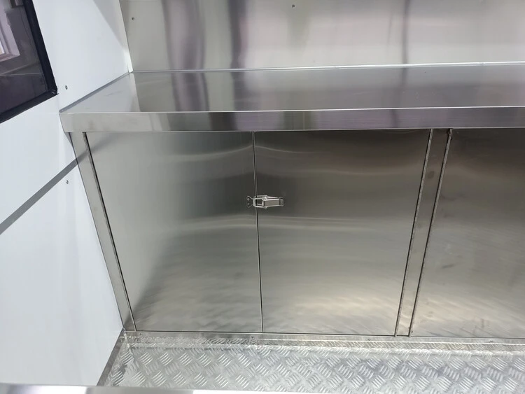 enclosed vending trailer with tables